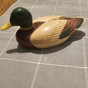 Vintage Avon Mallard Trinket Box